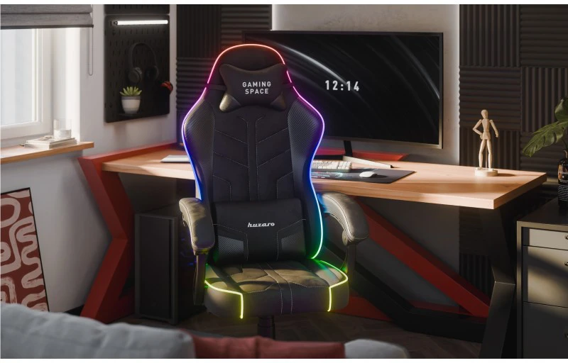 Huzaro Force 2.7 RGB Juodas Gaming Chair