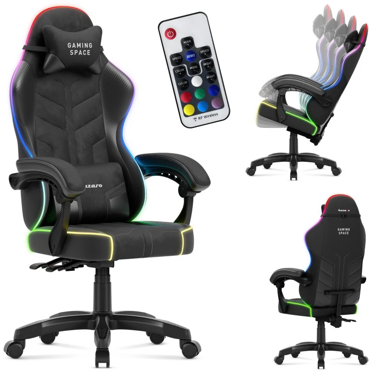 Huzaro Force 2.7 RGB Juodas Gaming Chair