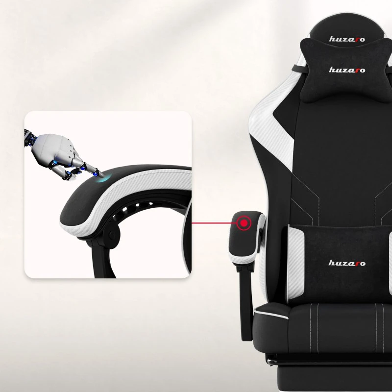Huzaro Force 3.7 Baltas Carbon