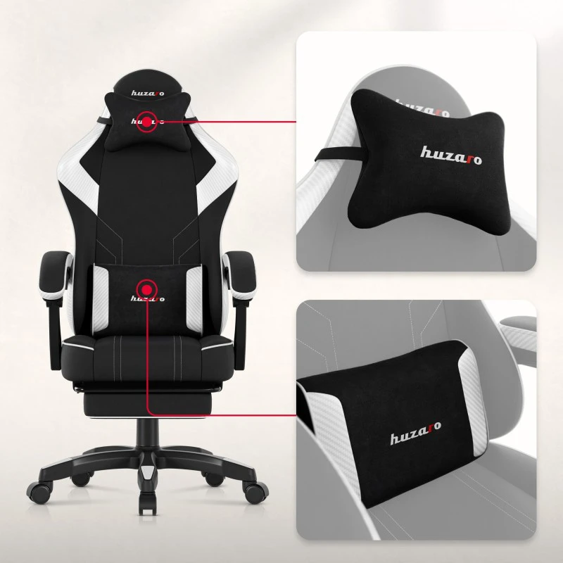 Huzaro Force 3.7 Baltas Carbon