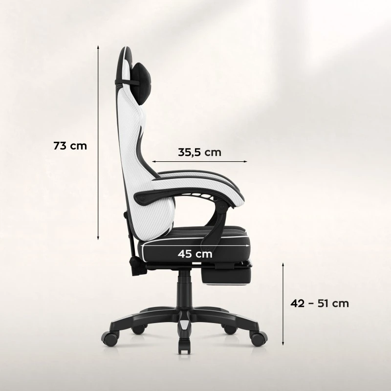 Huzaro Force 3.7 Baltas Carbon