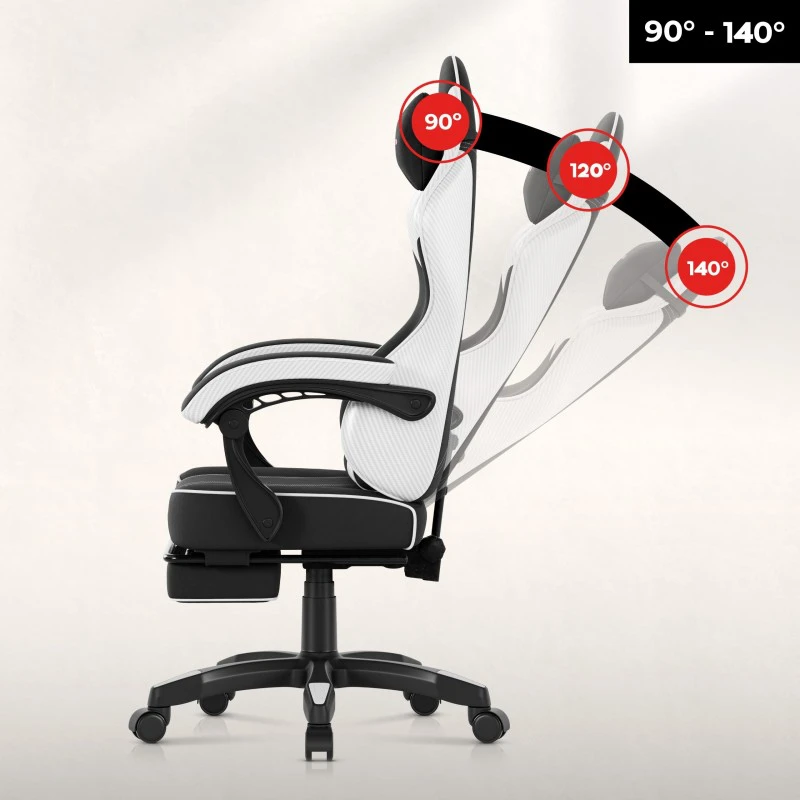 Huzaro Force 3.7 Baltas Carbon