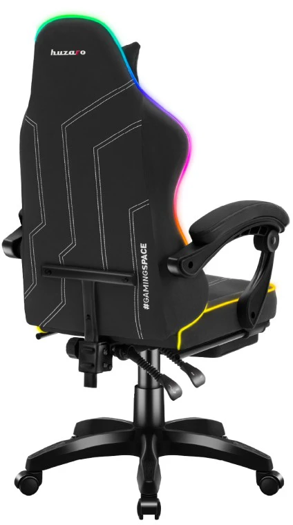 Žaidimų kėdė Huzaro Force 3.7 RGB, juodos spalvos