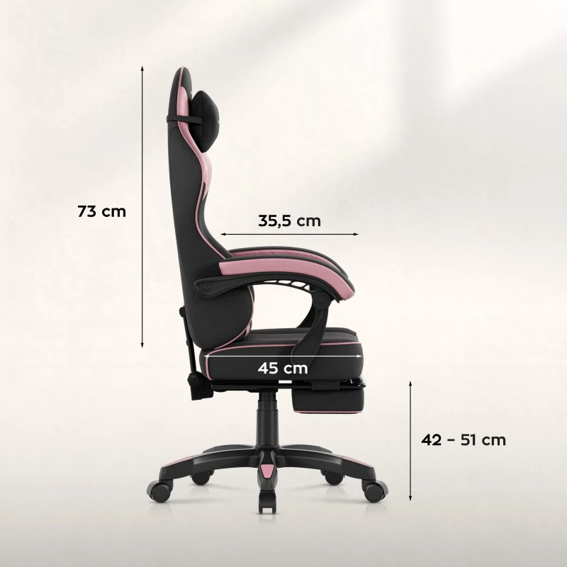 „Force 3.7“ rožinė žaidimų kėdė