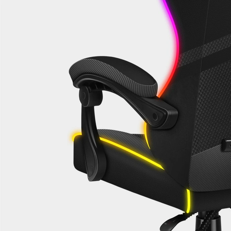 Žaidimų kėdė Huzaro Force 4.4, RGB juoda
