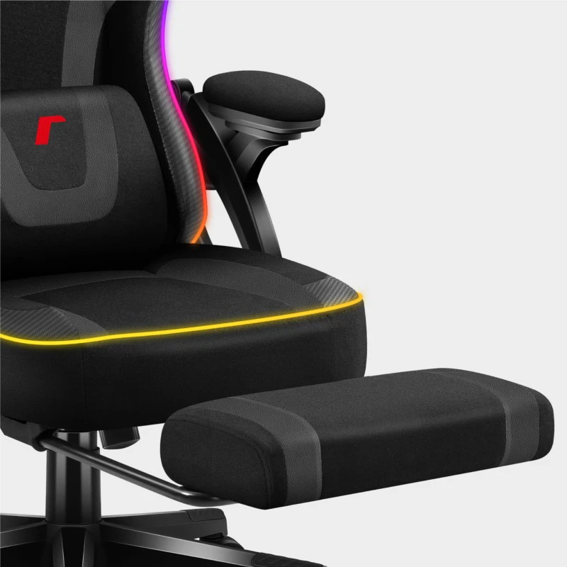 Žaidimų kėdė „Huzaro Force 4.6 Juodas Mesh RGB Smart“