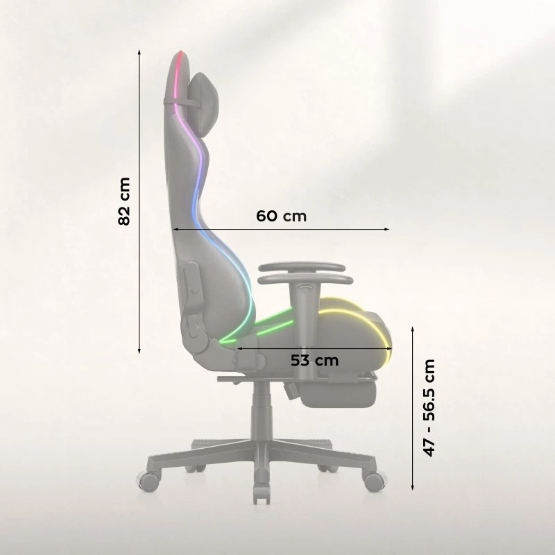 Huzaro Force 5.7 RGB žaidimų kėdė