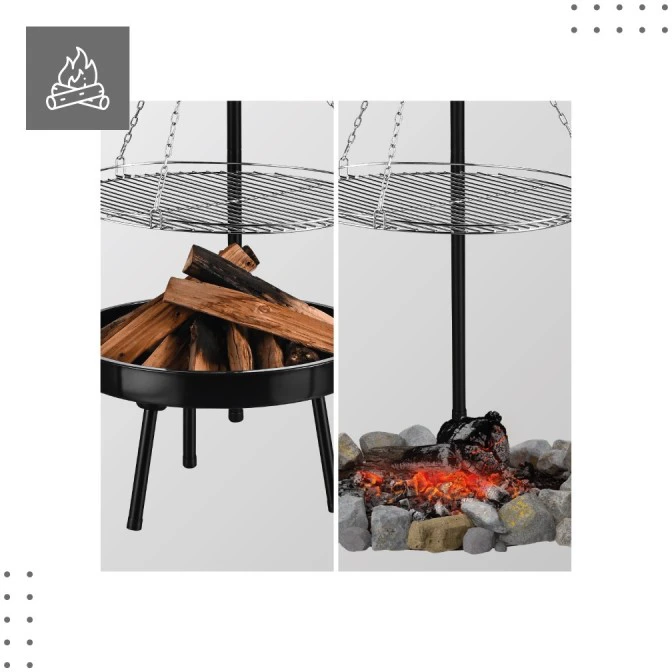 Ambiance Sodo židinys su griliu 2 viename Roast 30