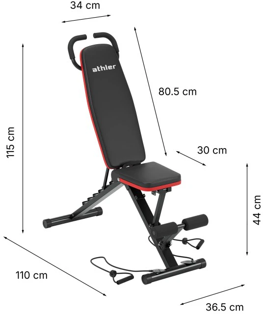 Athler Gorilla 15 treniruočių suoliukas