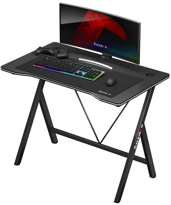 Žaidimų stalas Huzaro Hero 1.4, Juodas