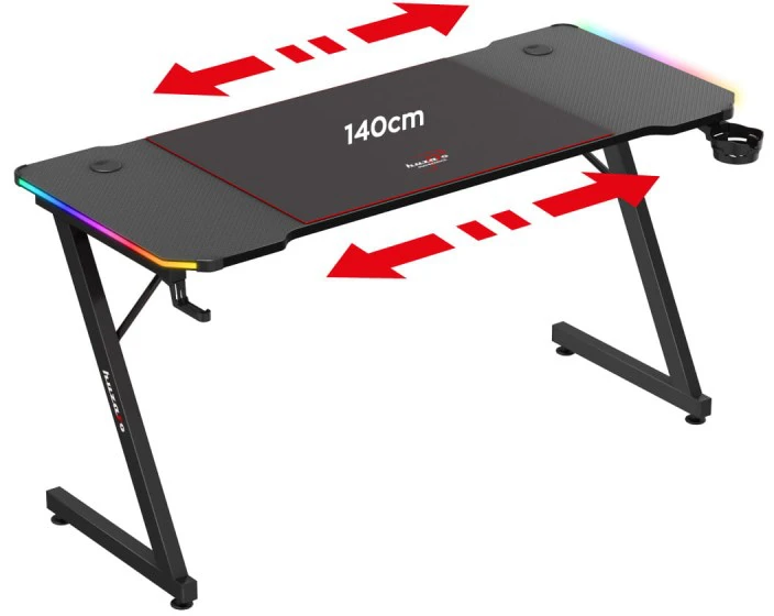 Huzaro Hero 3.3 RGB žaidimų stalas