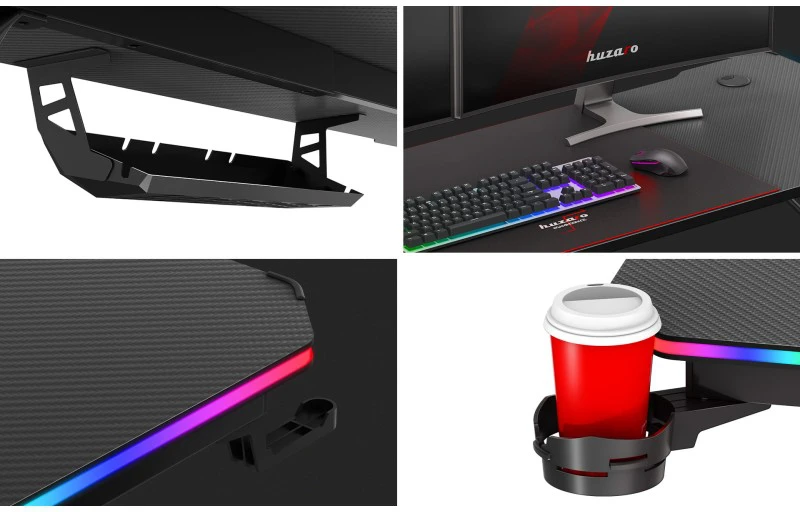 Huzaro Hero 4.8 RGB žaidimų stalas
