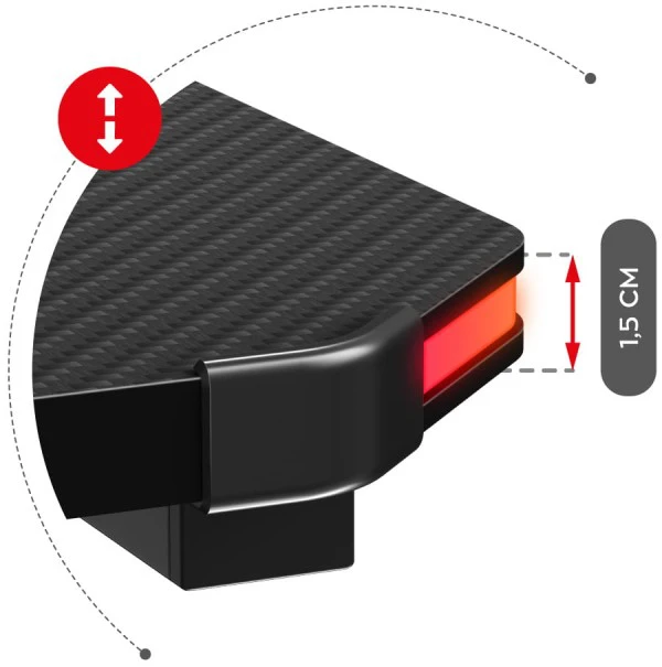 Huzaro Hero 4.8 RGB žaidimų stalas