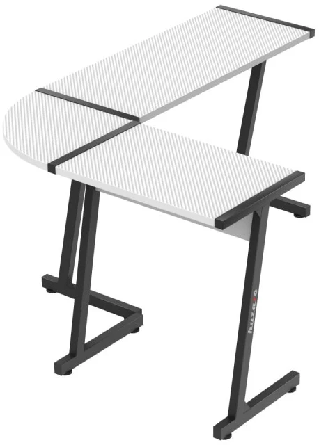 Kampinis žaidimų stalas Huzaro Hero 6.0, Baltos/Juodos spalvos