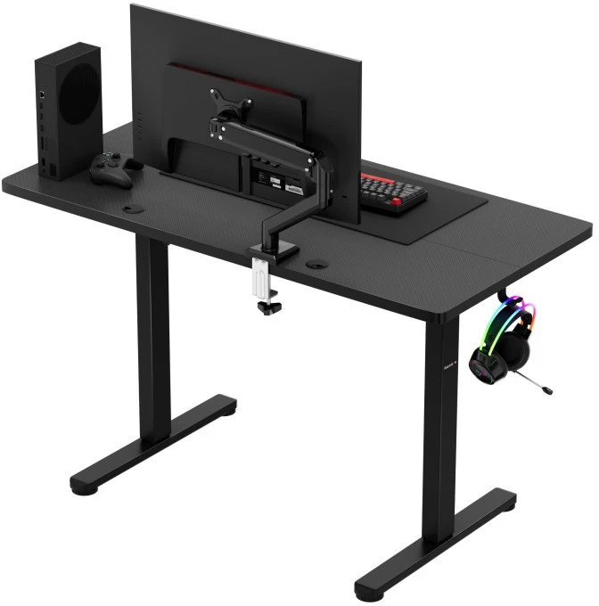 Hero 8.1 Juodas electric gaming desk