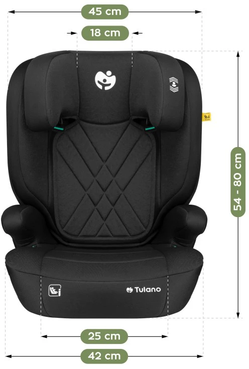 Tulano „Joy 45“ automobilinė kėdutė, juoda