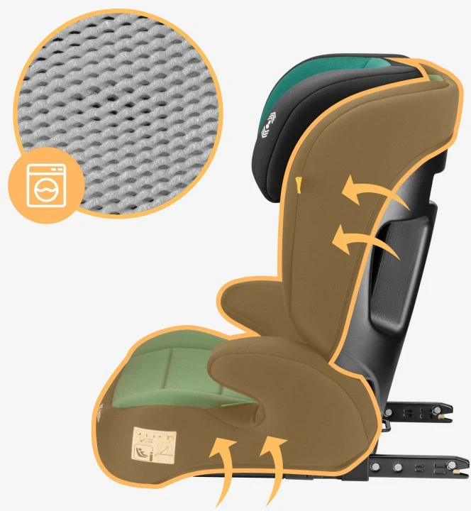 „Joy 45“ žalia automobilinė kėdutė