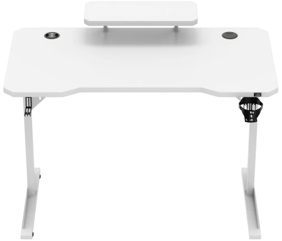 Mark Adler Leader 5.1 Baltas 115 cm kompiuterio stalas su lentyna