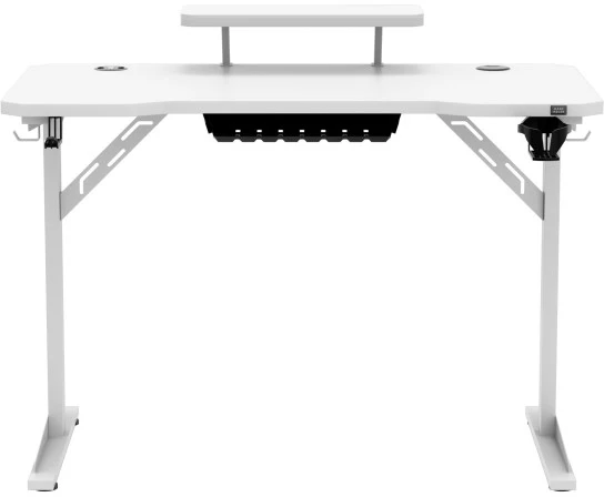 Mark Adler Leader 5.1 Baltas 115 cm kompiuterio stalas su lentyna