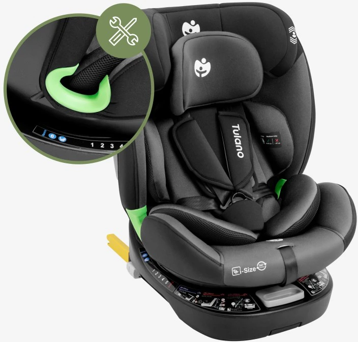 Cybex Loom 35 Juodas Pilkas car seat