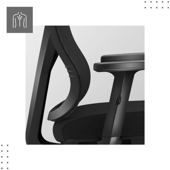 Biuro kėdė „Mark Adler Manager 3.3 Juodas“, ergonominė kėdė, juoda