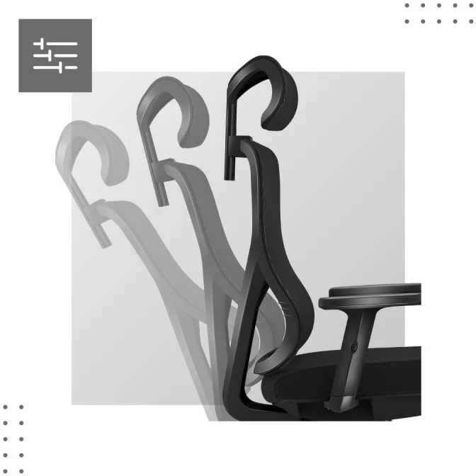 Biuro kėdė „Mark Adler Manager 3.3 Juodas“, ergonominė kėdė, juoda