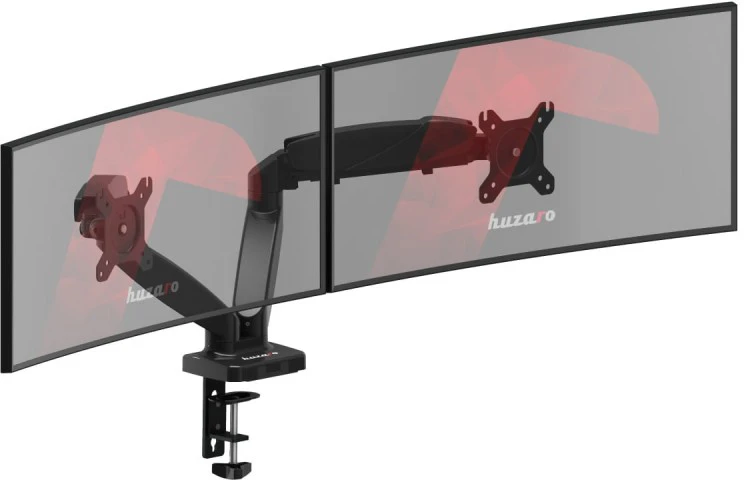 "Huzaro Motion 2.2" pasukamas laikiklis dviem monitoriams