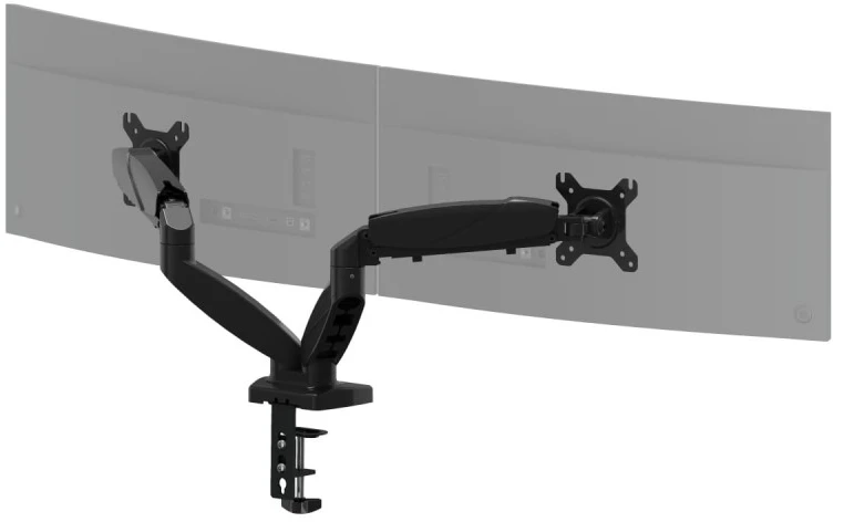 "Huzaro Motion 2.2" pasukamas laikiklis dviem monitoriams