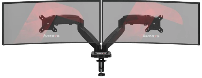 "Huzaro Motion 2.2" pasukamas laikiklis dviem monitoriams