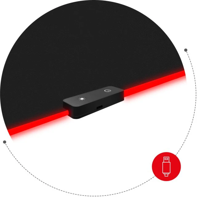 Pelės kilimėlis 2.0 XL RGB gaming pad