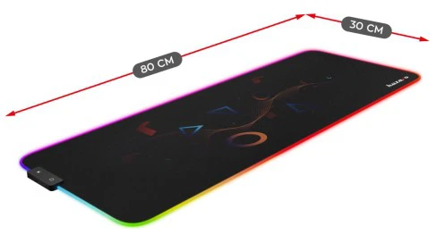 Pelės kilimėlis 2.0 XL RGB gaming pad