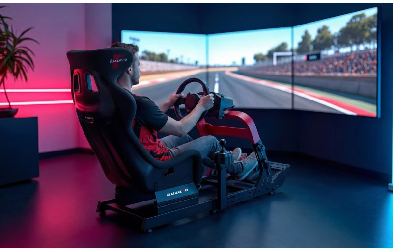 „Huzaro Speed 8.3“ žaidimų stovas lenktynių žaidimams