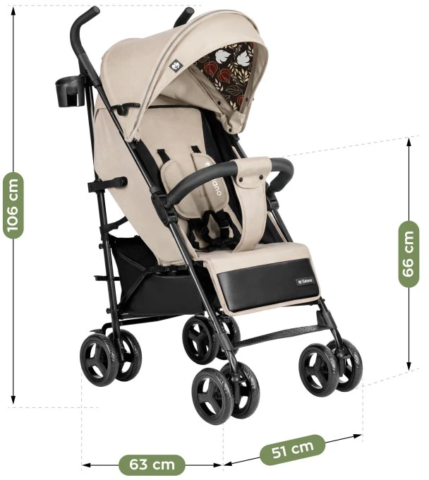 Nezatříděno Stroller Davos 35 rusvai gelsvas
