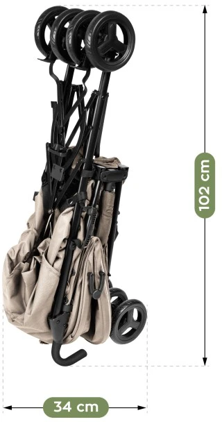 Nezatříděno Stroller Davos 35 rusvai gelsvas