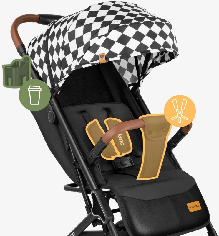 Nezatříděno Stroller Lagos 35 Juodas