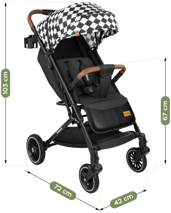 Nezatříděno Stroller Lagos 35 Juodas