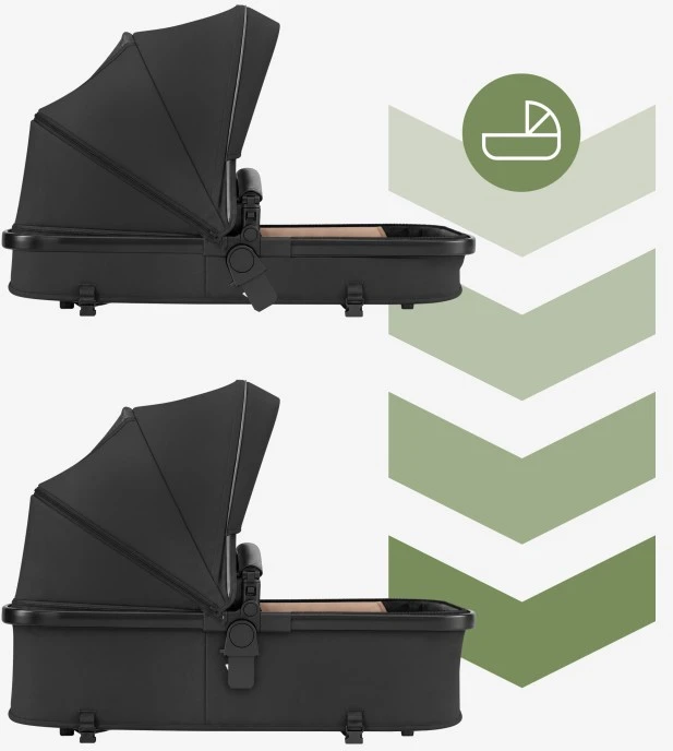 Multifunctional pushchair Toledo 35 Juodas
