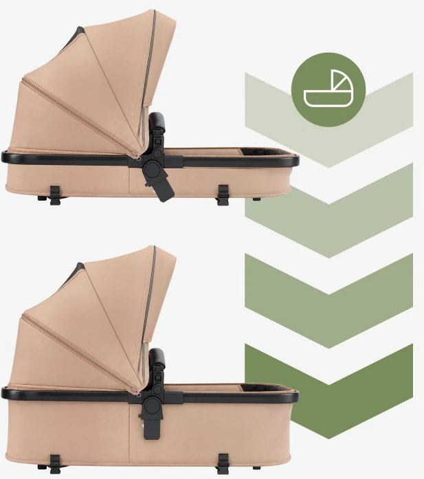 Multifunctional pushchair Toledo 35 Taupe