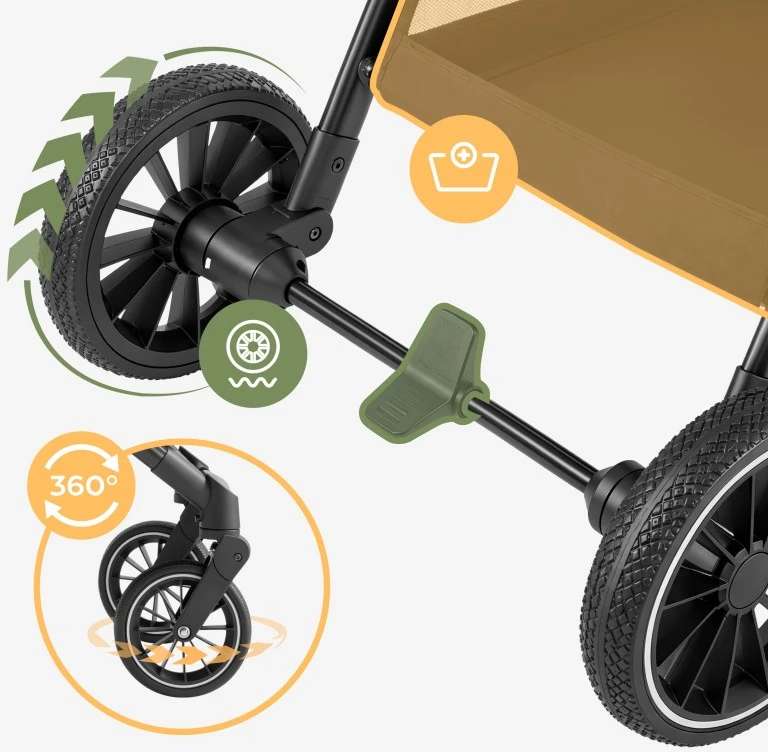 Multifunctional pushchair Toledo 35 Taupe