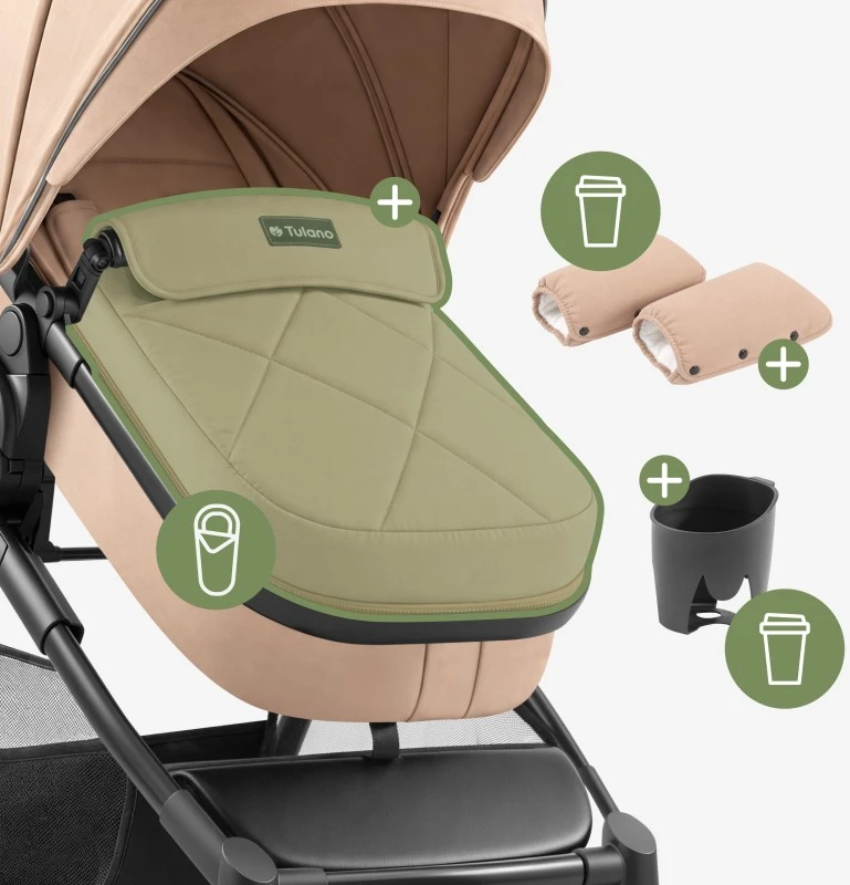 Multifunctional pushchair Toledo 35 Taupe