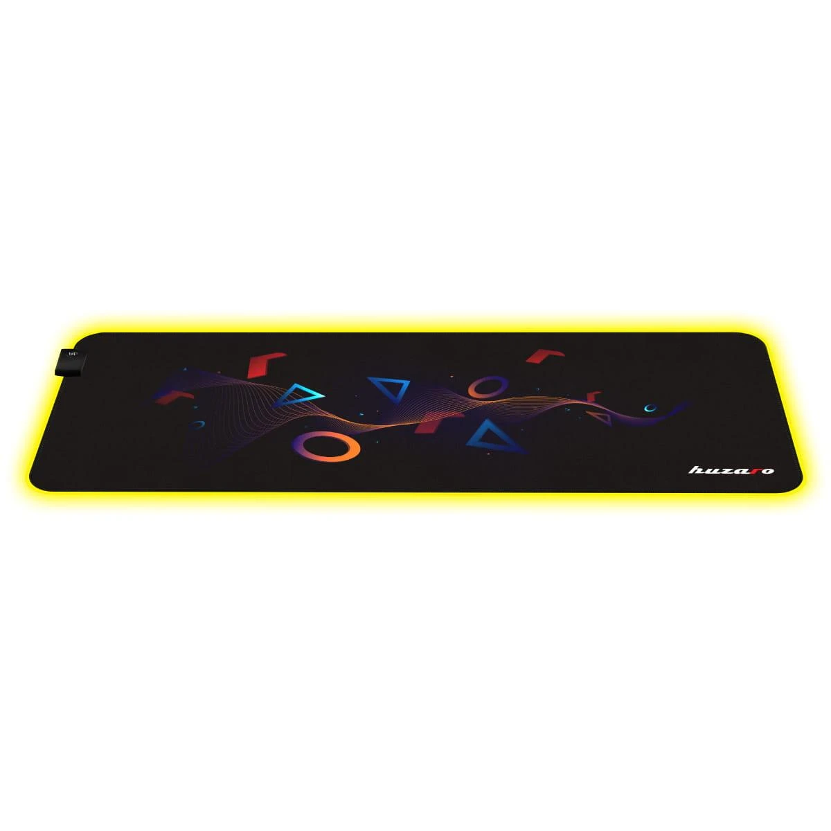 Pelės kilimėlis Huzaro RGB, Juodos spalvos