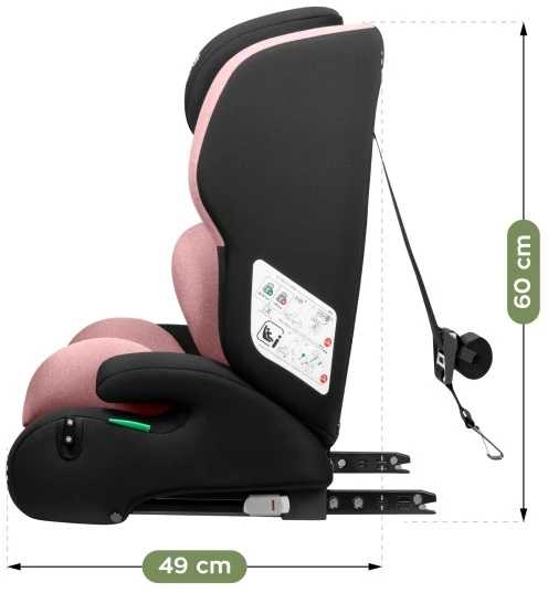 Pink Car seat Zooma 45 Rožinė