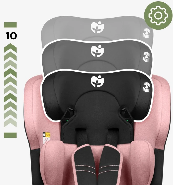 Pink Car seat Zooma 45 Rožinė