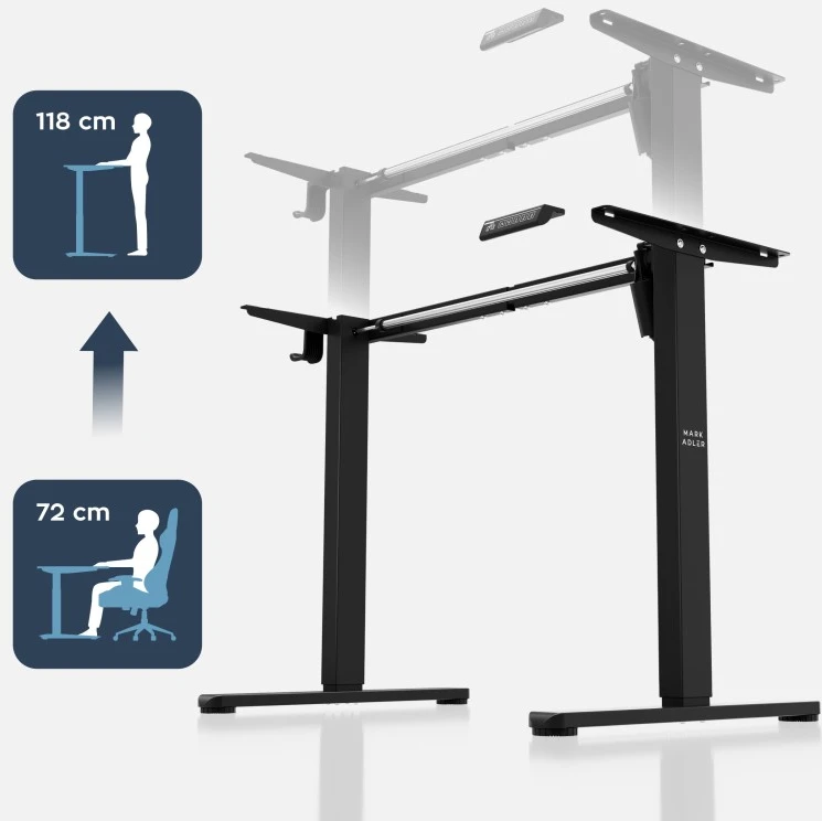 Mark Adler Electric desk frame Xeno 1.7 Juodas
