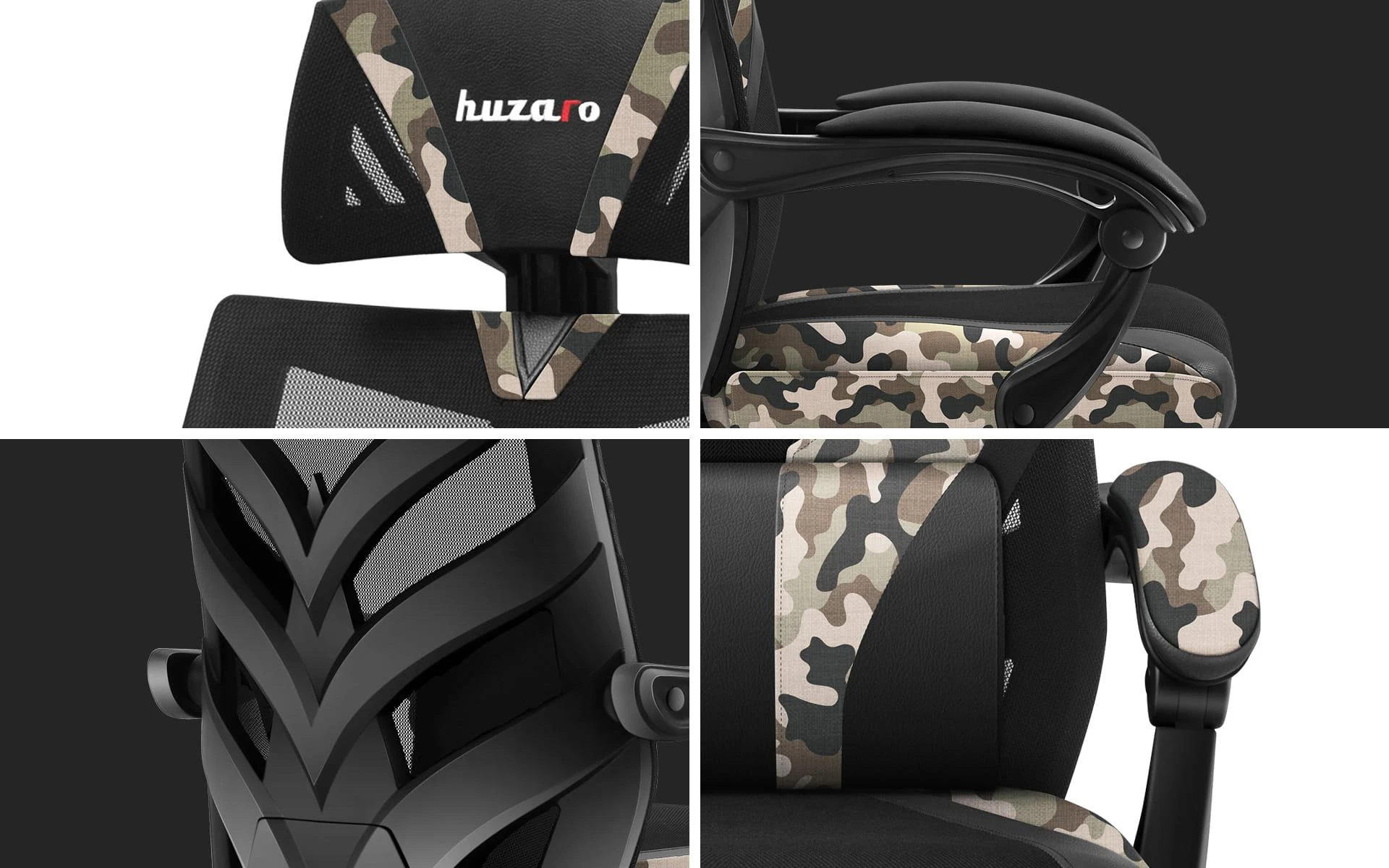 Žaidimų kėdė Huzaro Combat 5.0, Kamufliažinė