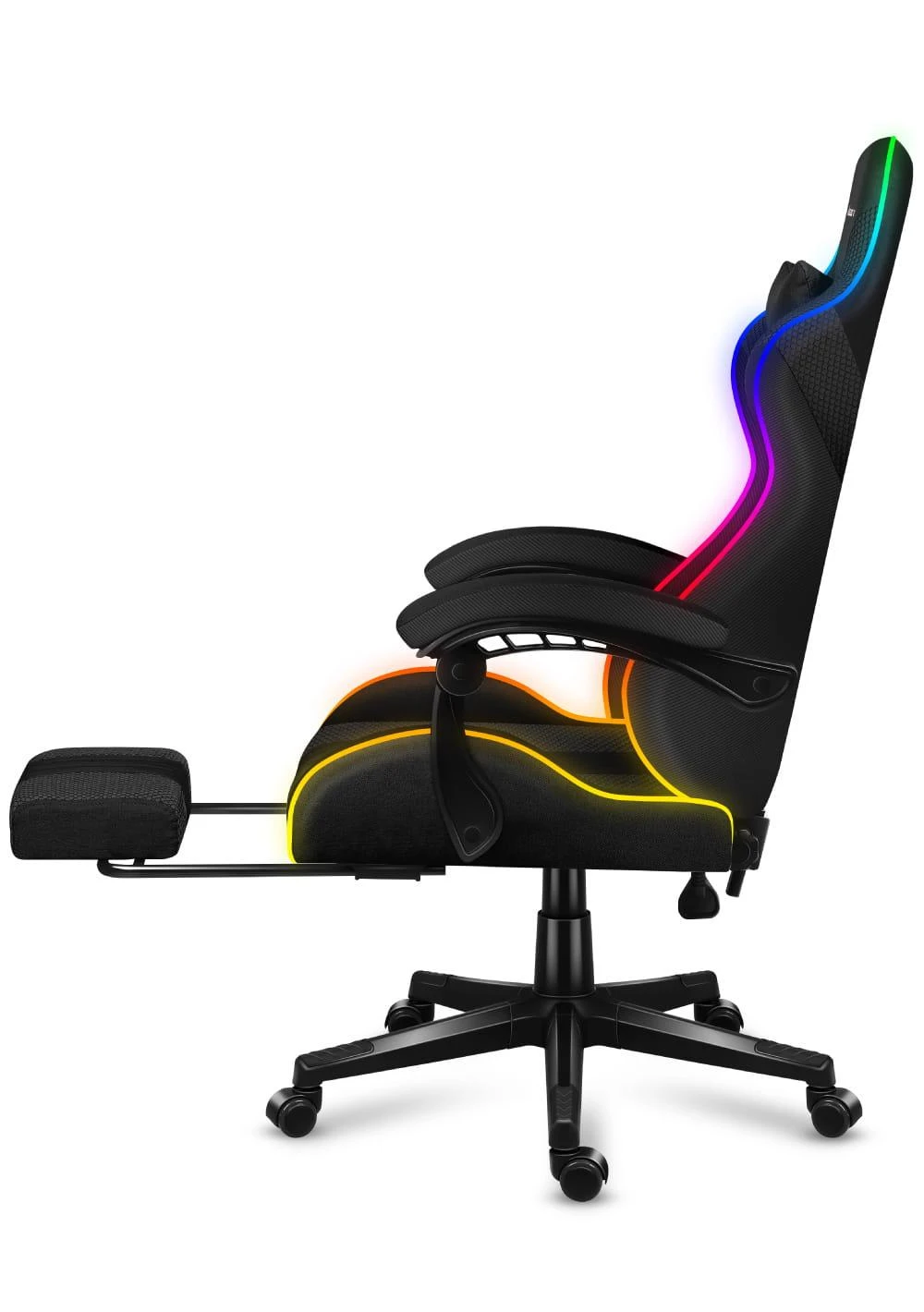 Žaidimų kėdė Huzaro Force 4.7 RGB, Juoda