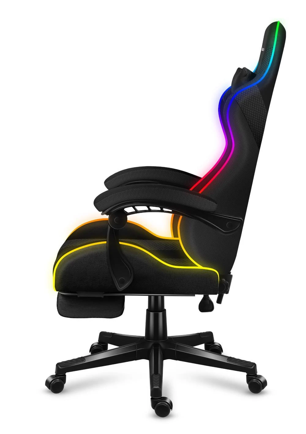 Žaidimų kėdė Huzaro Force 4.7 RGB, Juoda
