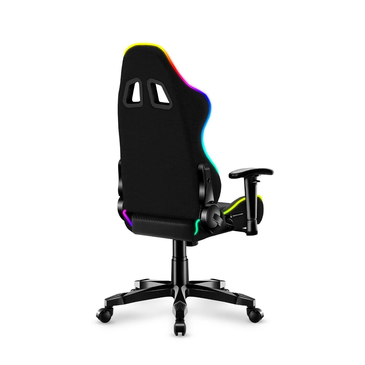 Žaidimų kėdė vaikams Huzaro Ranger 6.0 RGB, Juodos spalvos