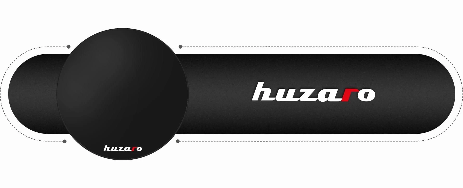Žaidimų kėdės kilimėlis Huzaro FloorMat 3.0, 120cm, Juodos spalvos