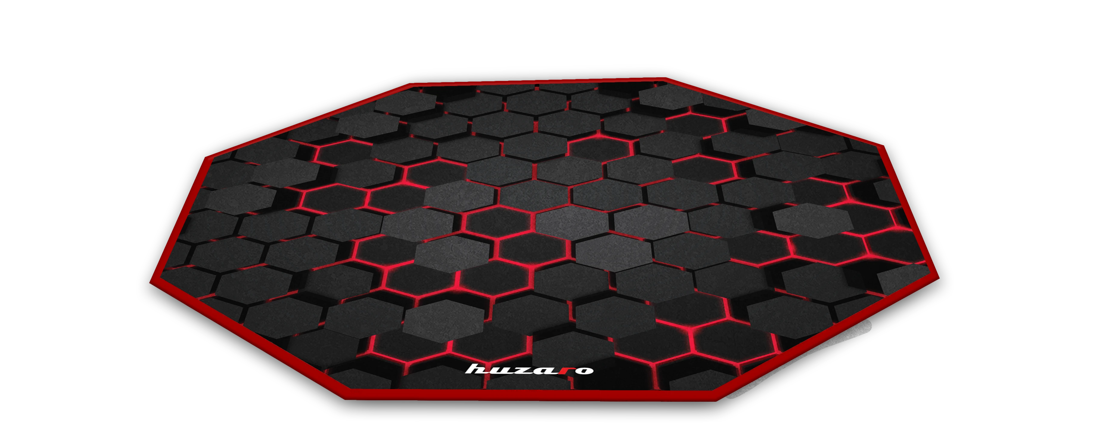 Kėdės kilimėlis Huzaro FloorMat 2.0, 120cm, Juodos/Raudonos spalvos